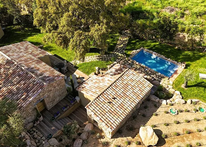 Domaine De Gialla Bergerie Quercia, 4 Pers, Piscine Chauffee, 10 Mn וילה