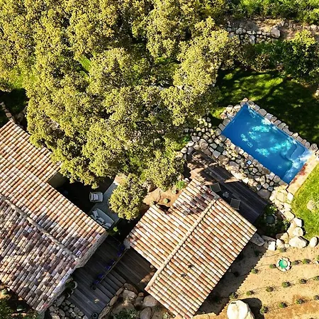 Domaine De Gialla Bergerie Quercia, 4 Pers, Piscine Chauffee, 10 Mn 别墅 *