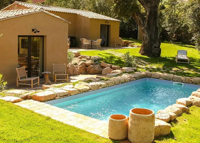 Villa Domaine De Gialla Bergerie Quercia, 4 Pers, Piscine Chauffee, 10 Mn